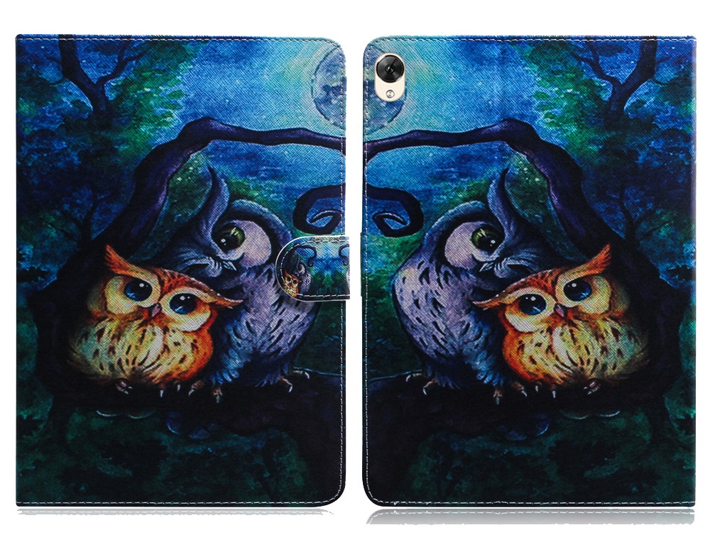 เคส Samsung Galaxy Tab S6 SM-T860 SM-T865 #เคสฝาพับพิมพ์ลายหนัง PU + TPU สไตล์กระเป๋าสตางค์