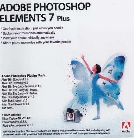 Adobe Photoshop Elements 7 Plus ( 1 CD )