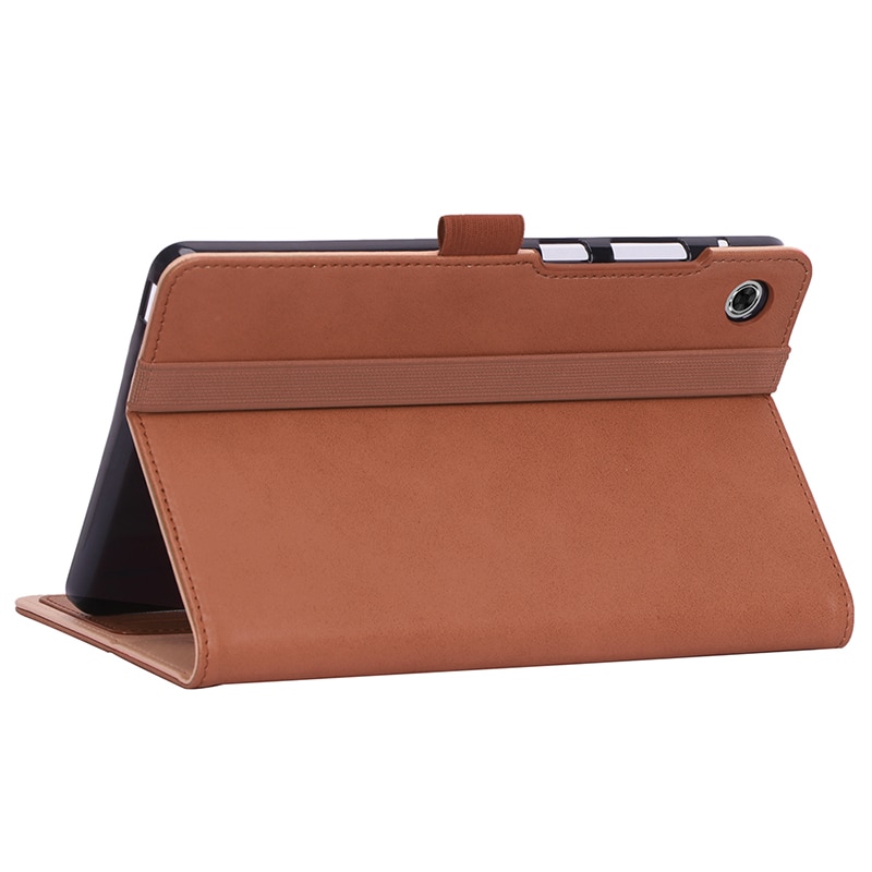 เคส Huawei MatePad T8 8 นิ้ว #เคสฝาพับหนัง PU มีที่สวมนิ้ว Card Holder Stand PU Leather Smart Case