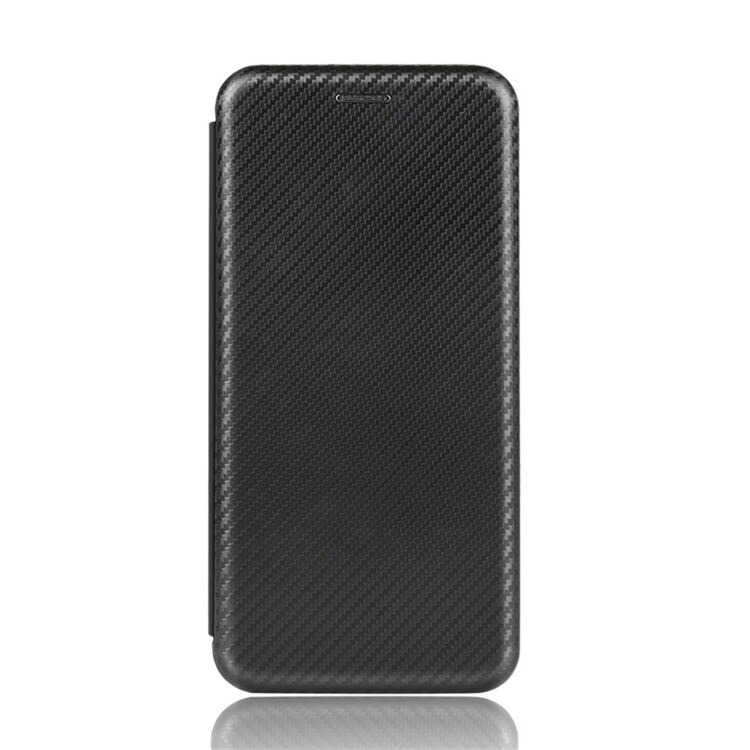 เคส Huawei Y7a #เคสฝาพับลายคาร์บอนไฟเบอร์มีช่องใส่การ์ด Carbon Fiber Wallet Card Slot Magnet Stand Phone Cover