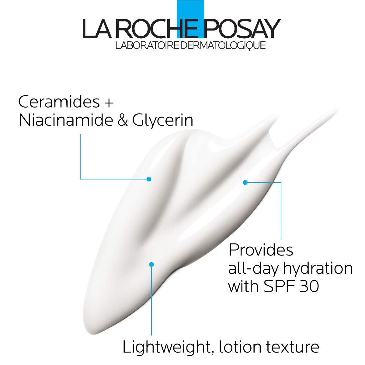 La Roche-Posay® Toleriane Double Repair Face Moisturizer UV SPF 30, 75 ml ลาโรช-โพเซย์ มอยส์เจอไรเซอร์ผสมสารป้องกันแดด