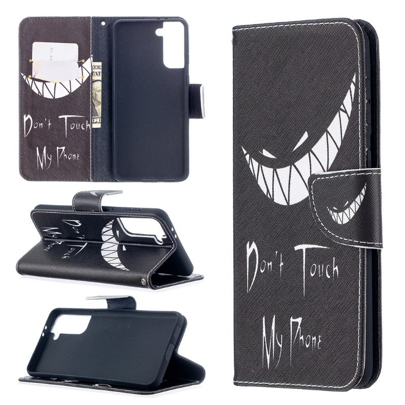 เคส Samsung Galaxy S21 #เคสฝาพับกระเป๋าสตางค์หนัง PU พิมพ์ลาย Pattern Printing PU Leather Wallet