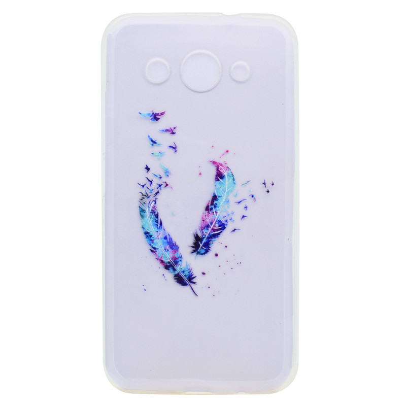เคส Huawei Y3 (2017) #เคสฝาหลัง TPU ใสนิ่มพิมพ์ลายบิดงอได้ลวดลายสวยงาม