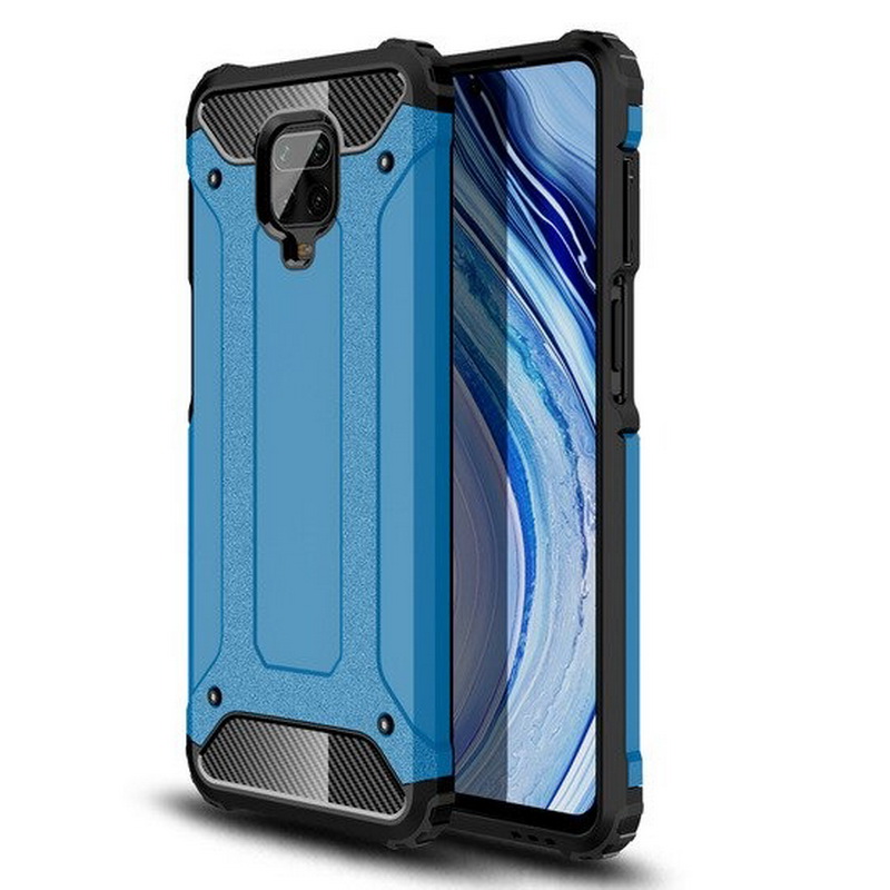 เคส Redmi Note 9 Pro/Redmi Note 9S #เคสฝาหลังเกราะป้องกัน ไฮบริด พลาสติก+TPU Heavy Duty Rugged Hybrid