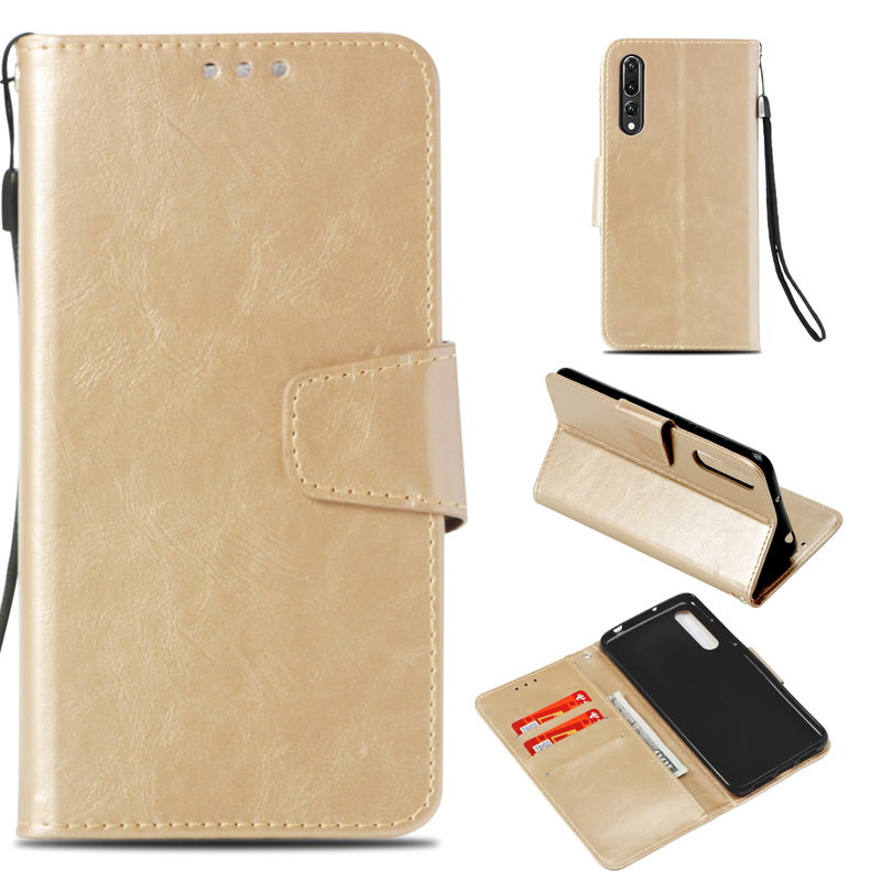 Case Huawei P20 Pro #เคสฝาพับแบบกระเป๋าสตางค์ Vintage Oil Buffed Leather สวยงามทันสมัย