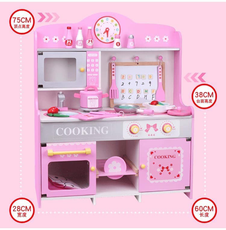 ชุดครัวไม้ใหญ่ อุปกรณ์ครบครัน