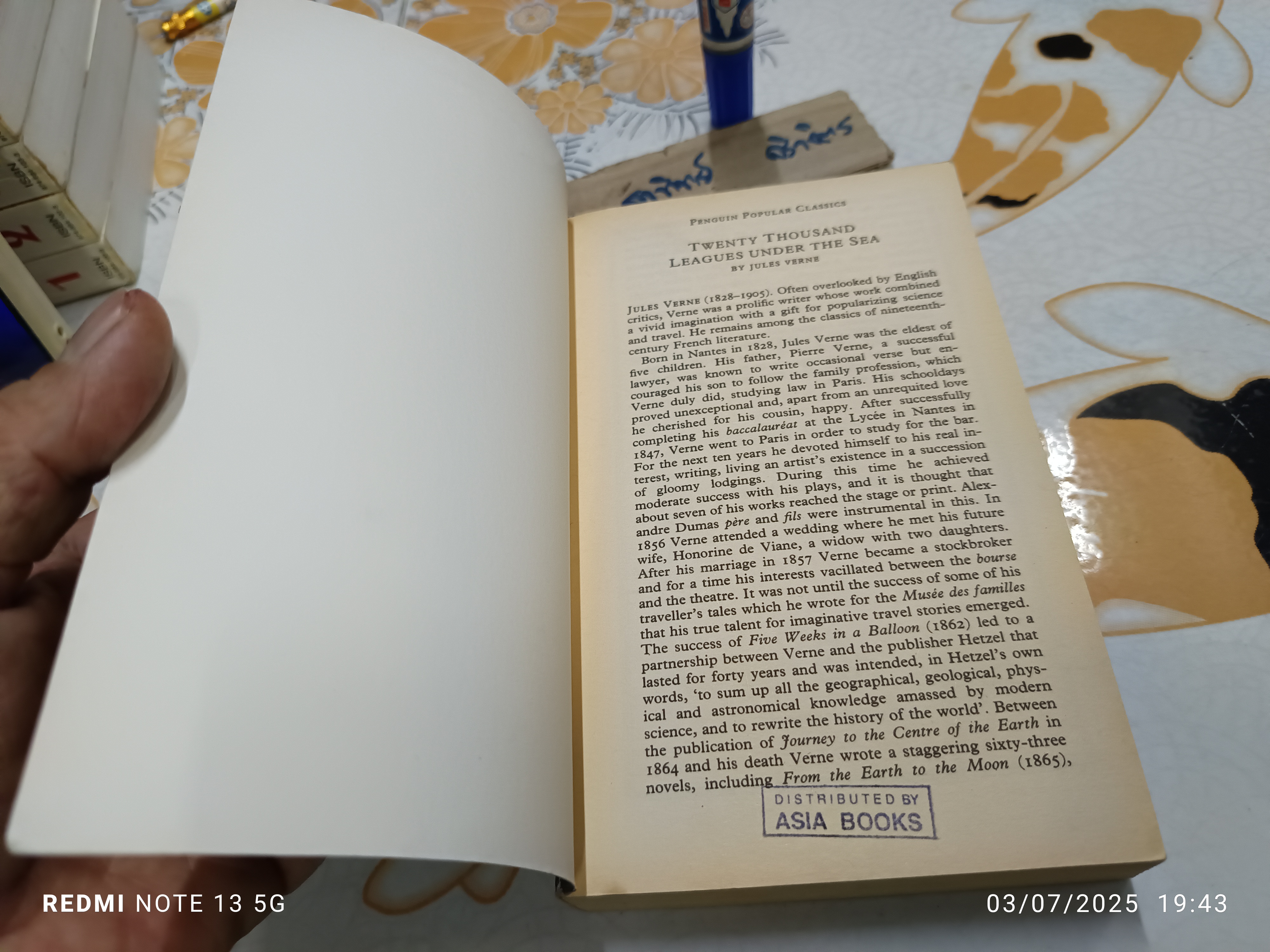 Twenty Thousand Leagues Under The Sea, Jules Verne 1994 , Penguin popular classics