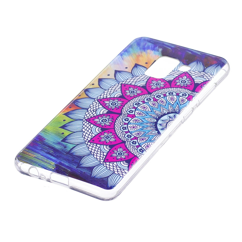 Case Samsung Galaxy A8 2018 #เคสฝาหลัง TPU รูปแบบการพิมพ์ลายและเรืองแสงในที่มืดได้ดี