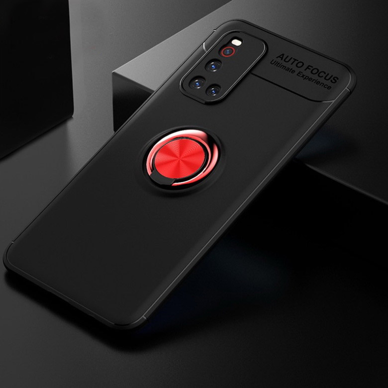 Case Vivo V19 #เคสฝาหลัง TPU มีแหวนสวมนิ้ว Rotate Finger Ring Back Cover Soft Silicone Phone Casing