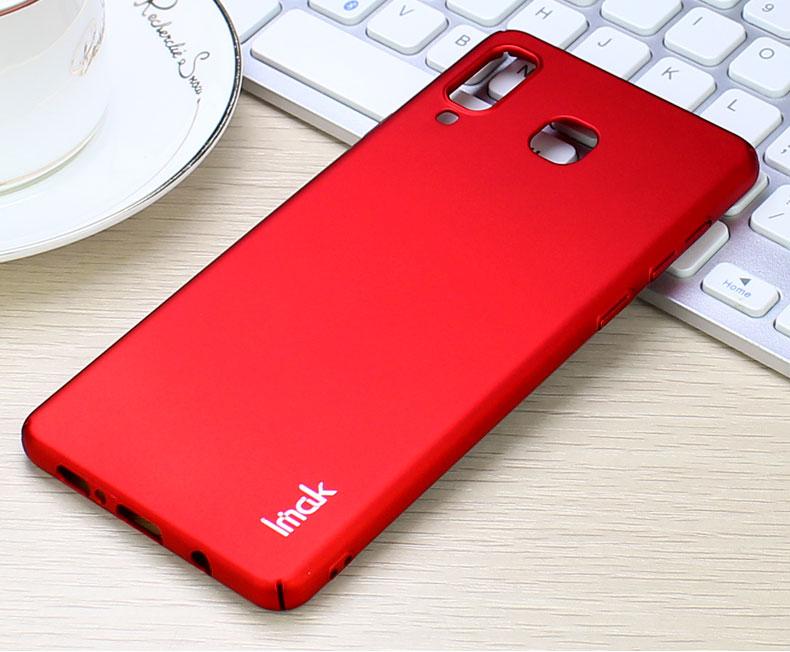 Case Samsung Galaxy A8 Star #เคสฝาหลังพลาสติกแข็ง IMAK Jazz Skin Feel Hard Shell + ฟิล์มป้องกันหน้าจอ