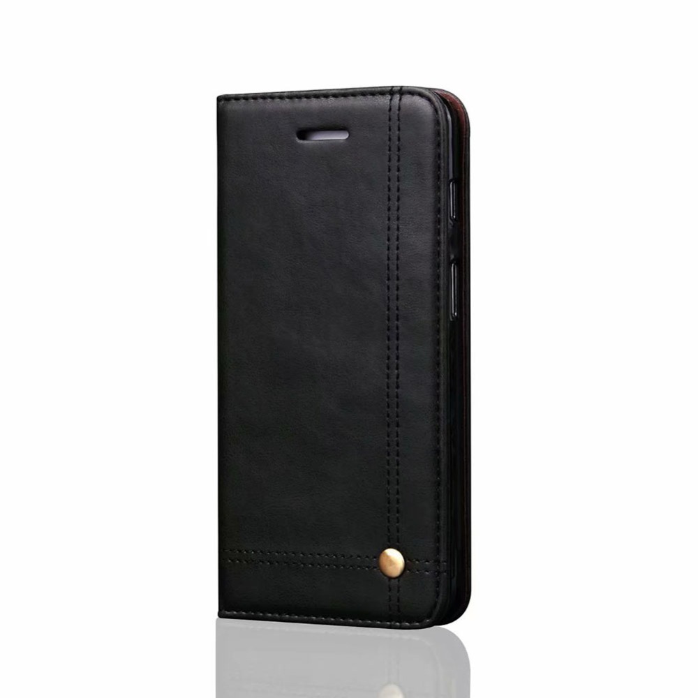 เคส OnePlus 6 #เคสฝาพับหนัง PU Crazy Horse Texture Retro Leather Auto-absorbed Wallet คุณภาพดี