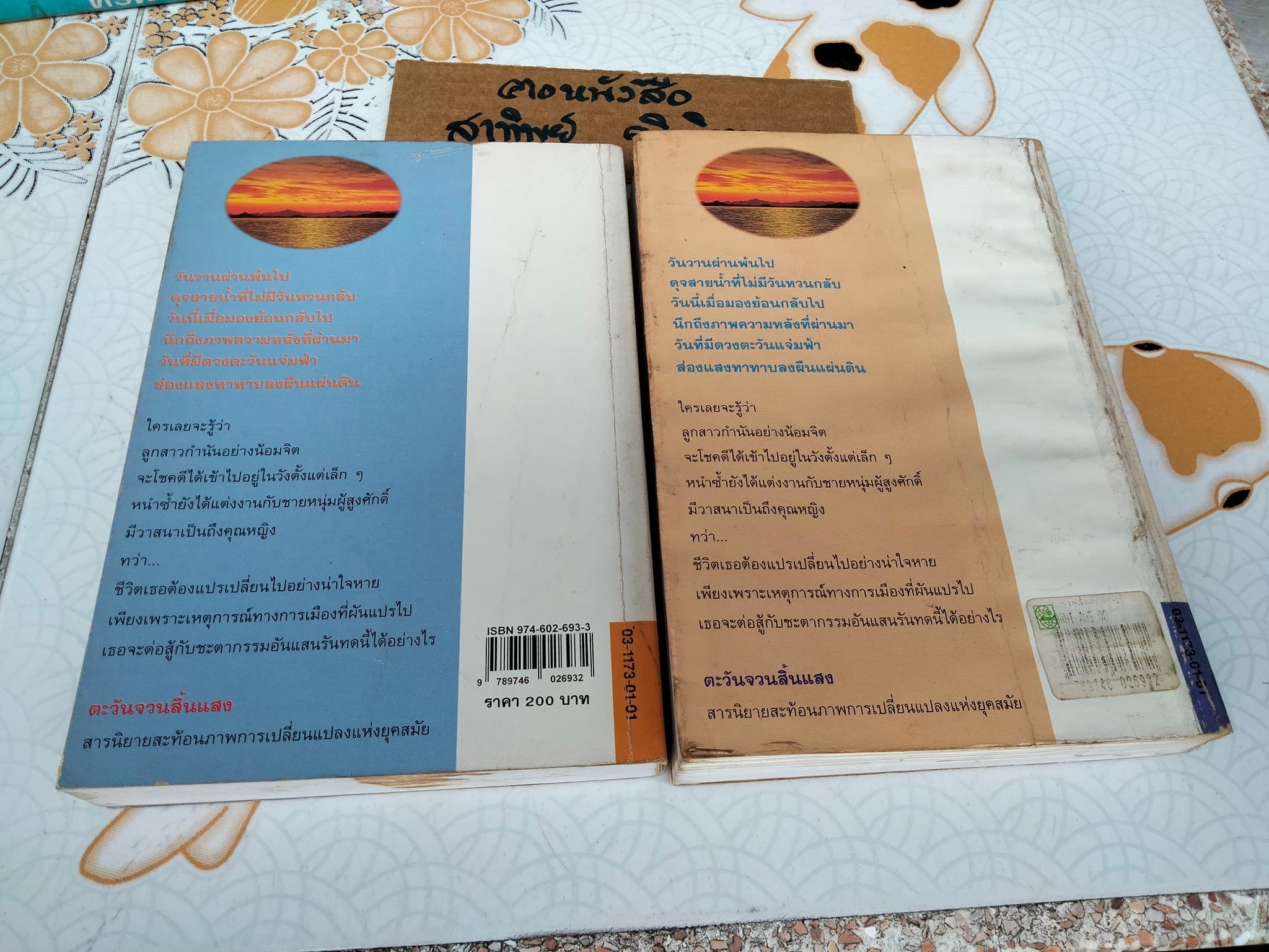 ตะวันจวนสิ้นแสง (2 เล่มจบ) - พระเจ้าวรวงศ์เธอ พระองค์เจ้าอนุสรมงคลการ **หนังสือมีตำหนิ เล่ม 2 มีคราบน้ำ **สินค้าหมด**