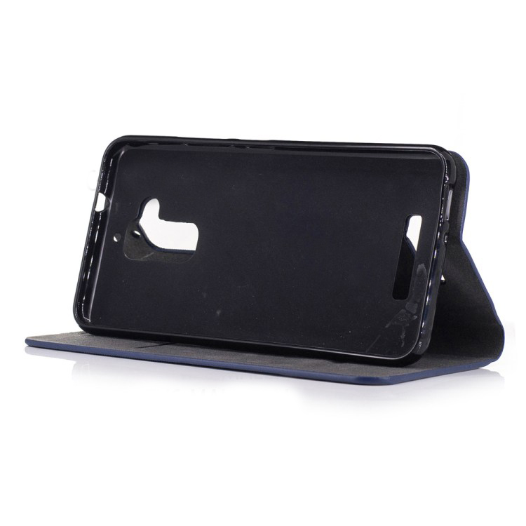 Case Asus Zenfone 3 MAX ZC520TL เคสหนังฝาพับ Bi-color Canvas Flip Leather Card Holder Case