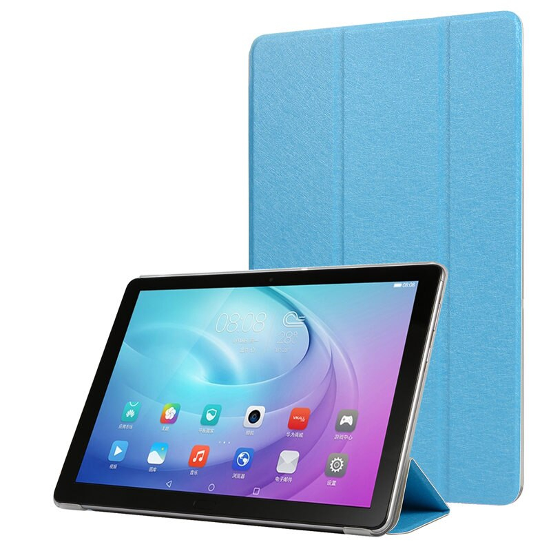 Case Samsung Galaxy Tab A 10.1 (2019) SM-T510 SM-T515 #เคสฝาพับแบบ 3 พับ Tri-fold Stand Leather Flip สำเนา