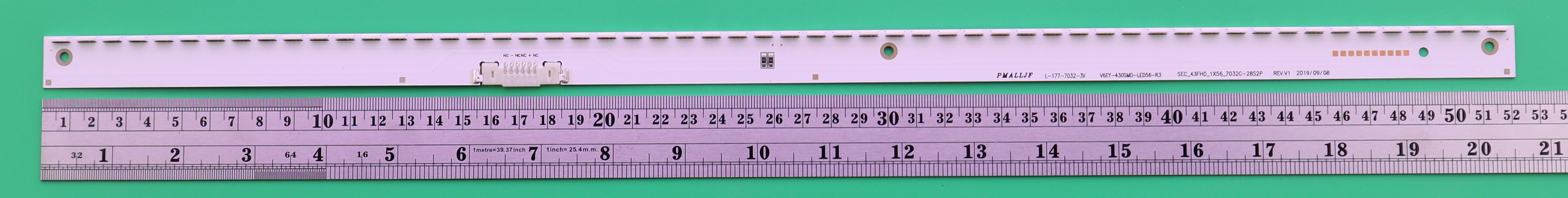 LED BACKLIGHT SAMSUNG S_K5.5/6.2K_43_SFL70_56LED_REV2.0 LM41-00299A BN96-39506 A UA43K5500AK UA43M5500AK HG43AE690DK HG43AF690DK