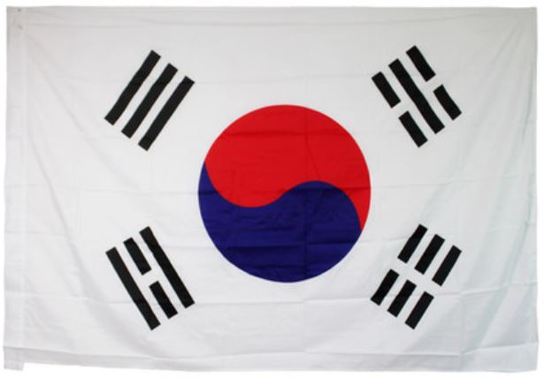 ธงชาติเกาหลี (ผืนธงเกาหลี) Korean National Flag Decoration 태극기 ธงชาติประเทศเกาหลี สำหรับประดับตกแต่งในงาน ตกแต่งสถานที่ ราคาถูก