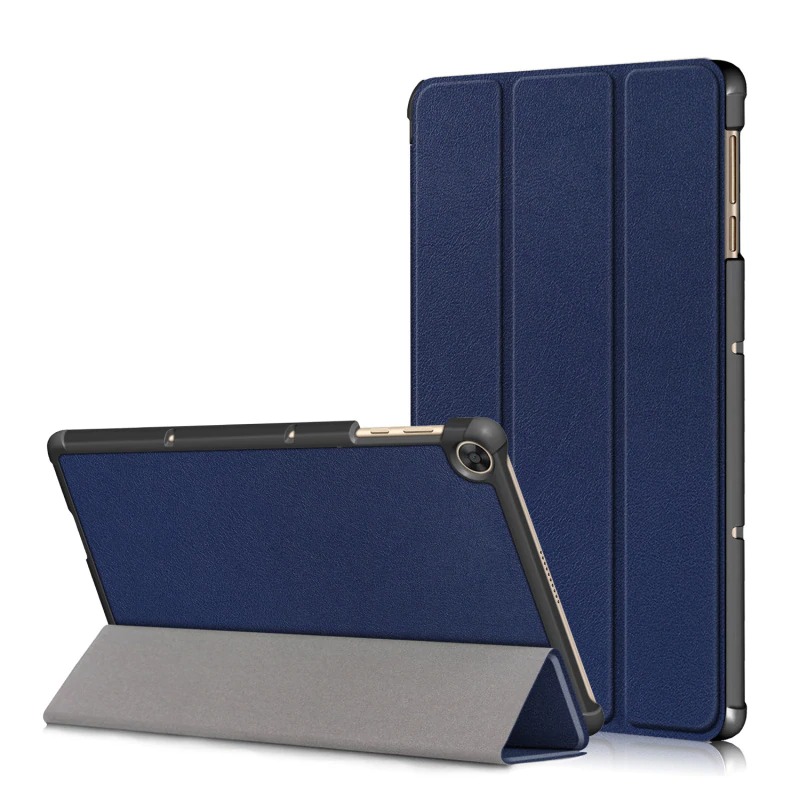 เคส Huawei MatePad T10s 10.1 นิ้ว #เคสฝาพับหนัง PU แบบ 3 พับ Tri-fold Stand Leather Smart Tablet