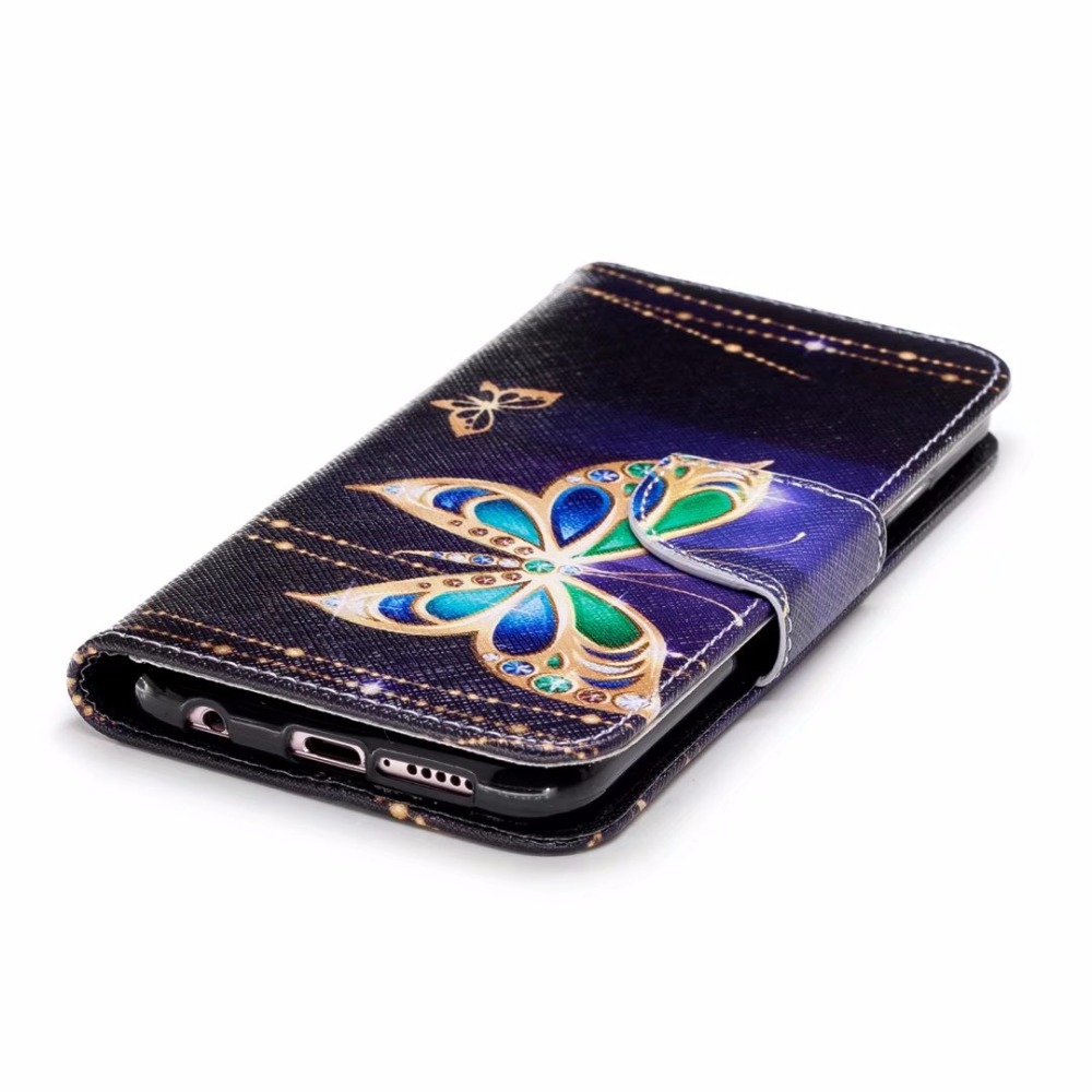 Case Huawei P20 Lite/Nova 3e #เคสฝาพับสไตล์กระเป๋าสตางค์พิมพ์ลายสวยๆ Pattern Printing Magnetic Leather