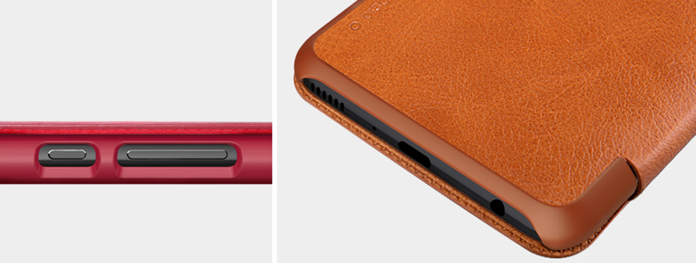 Case Huawei P10 plus เคสฝาพับ NILLKIN มีช่องวิว Qin Series View Window Awakening Smart Leather