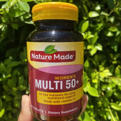 วิตามินรวม 22 ชนิด สำหรับผู้หญิง Women's Multi For Her 50+ 90 Tablets (Nature Made®)