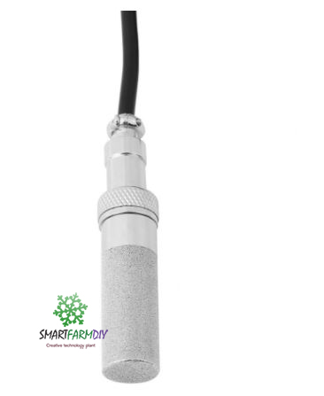 เซนเซอร์วัดค่าในดิน Soil Temperature and Humidity Sensor Probe Soil Moisture Hygrometer Greenhouse