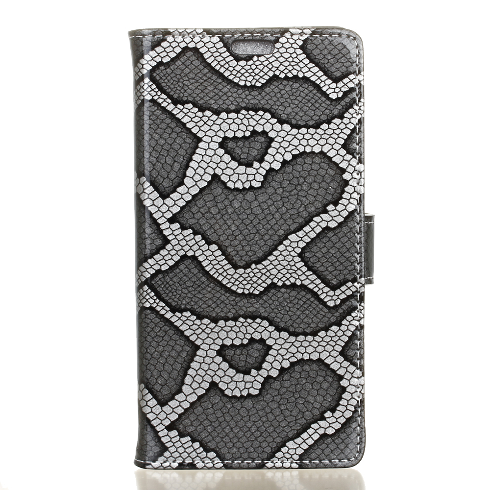 Case Lenovo K6 Note เคสลายหนังงูสไตล์กระเป๋าสตางค์ สวยดูดีมีระดับ เคสหนังPU