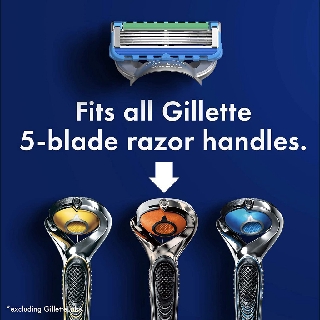 Gillette® Fusion5 ProGlide® Razor Blades Refills 4, 8 or 12 Cartridges ใบมีดโกน ยิลเลตต์ ฟิวชั่นไฟ้ว์ โปรไกลด์