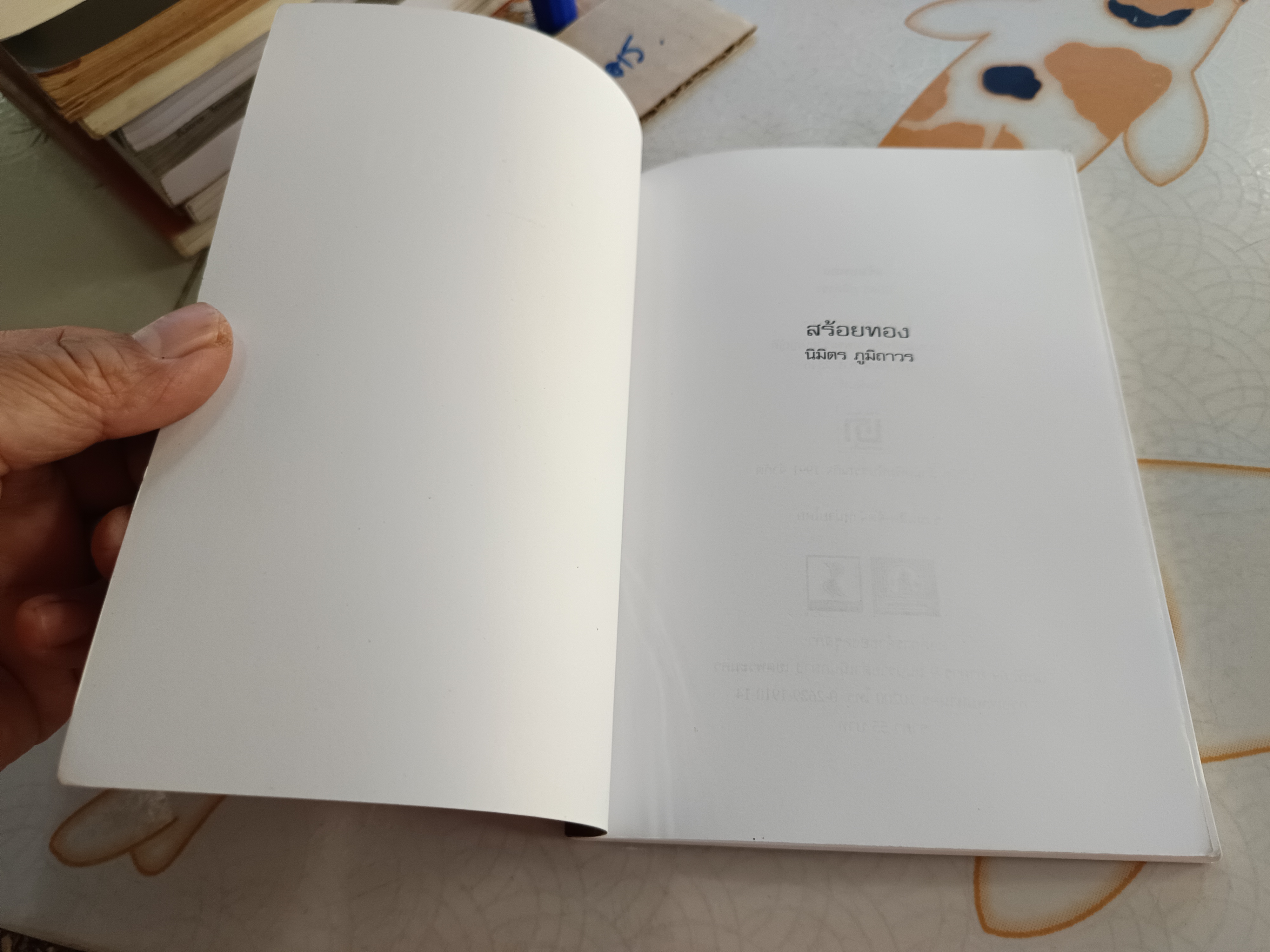 สร้อยทอง โดย นิมิตร ภูมิถาวร ฉบับพิมพ์ พ.ศ. 2546 สำนักพิมพ์บรรณกิจ