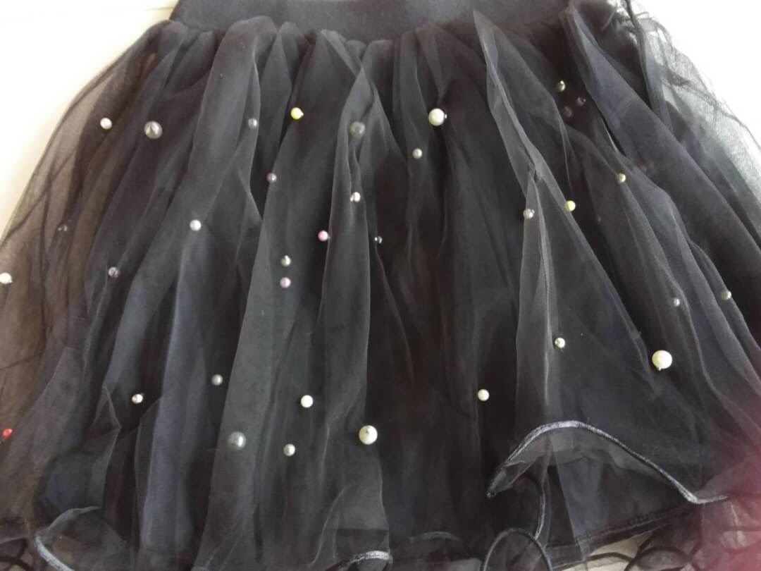 กระโปรงเด็ก ฟรุ้งฟริ้งติดมุก