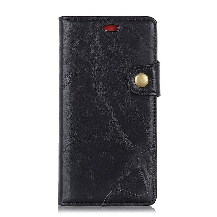 Case Nokia 9 PureView #เคสฝาพับหนัง PU ผิวหนังม้า S-shape Crazy Horse Texture Wallet Leather