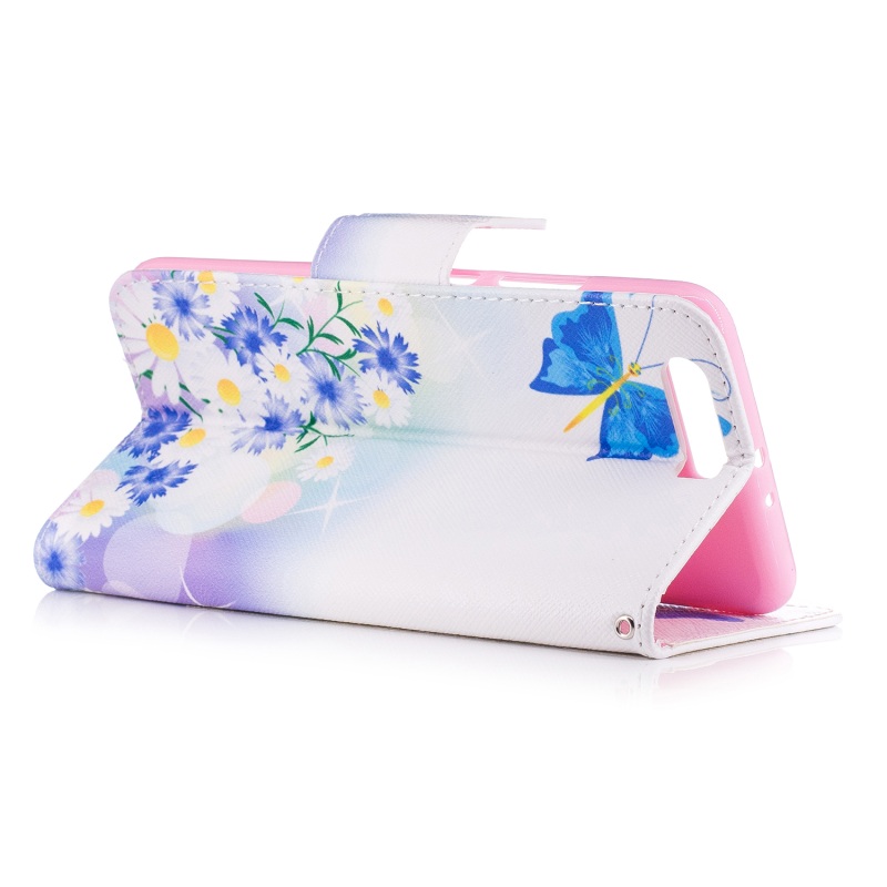 เคส Huawei P10 Plus #เคสฝาพับ หนัง PU พิมพ์ลายสไตล์กระเป๋าสตางค์