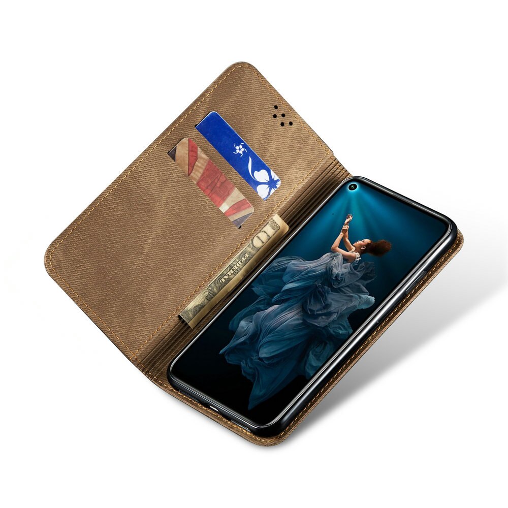 Case iPhone 6s Plus/6 Plus #เคสฝาพับสไตล์ย้อนยุคผิวผ้ายีนส์แบบกระเป๋าสตางค์