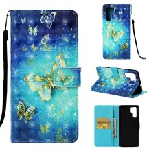 เคส Huawei P30 Pro #เคสฝาพับ3D Vivid Pattern Stand Leather สไตล์กระเป๋าสตางค์