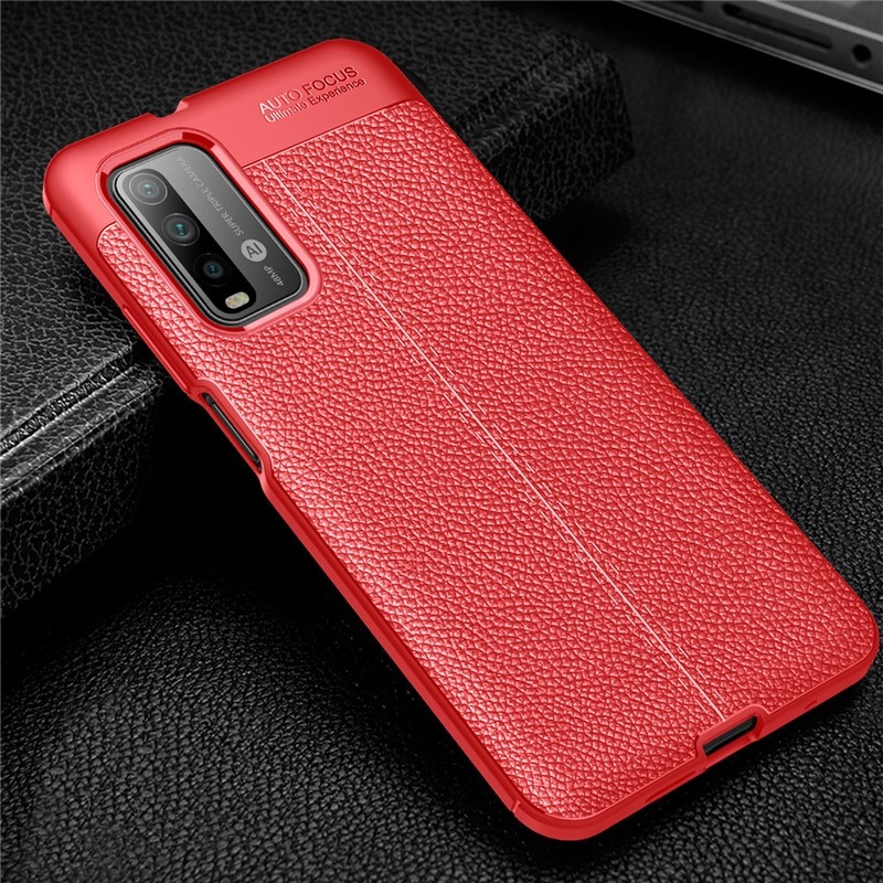 Case Redmi 9T ฝาหลัง TPU #เคสผิวลิ้นจี่ช่วยป้องกันลายนิ้วมือและกันลื่นได้ดี
