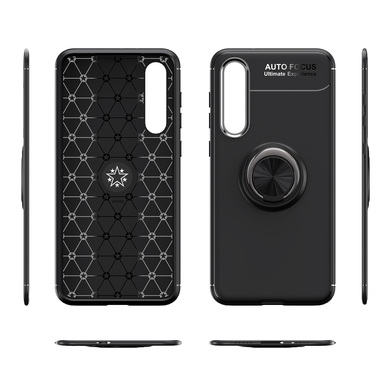 เคส Xiaomi Mi 9 SE #เคสฝาหลัง LENUO Metal Ring Bracket TPU (แผ่นโลหะแบบ Built-in)