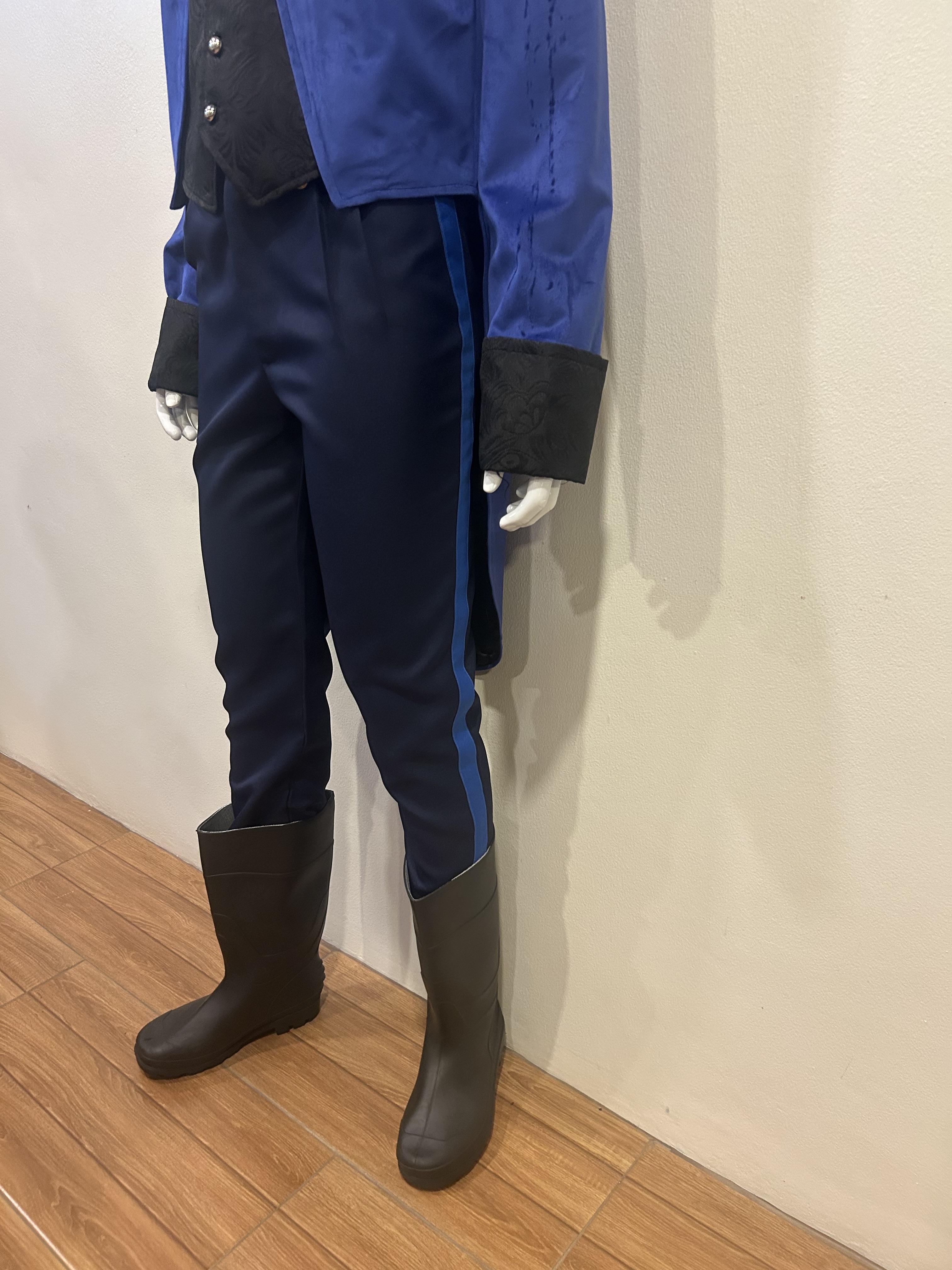 ชุดเจ้าชายฝรั่งเศสสีน้ำเงิน