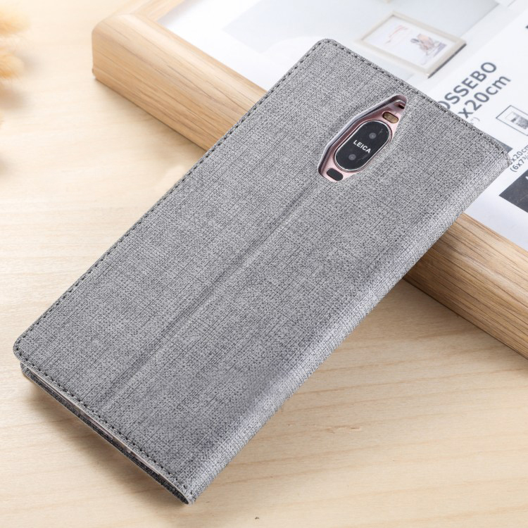 เคส Huawei Mate 9 Pro #เคสหนัง VILI DMX Cross Texture ฝาพับมีช่องวิวด้านข้าง