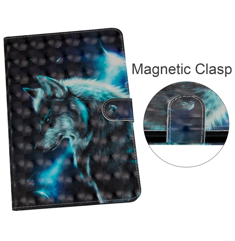 เคส Huawei MediaPad T3 10 #เคสฝาพับหนัง PU พิมพ์ลวดลาย Pattern Printing Wallet Stand