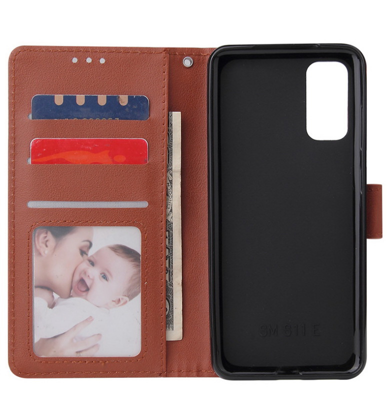 เคส Samsung Galaxy S20 FE / S20 FE 5G #เคสฝาพับหนัง PU แบบกระเป๋าสตางค์ Classic Wallet Leather Stand Phone Cover