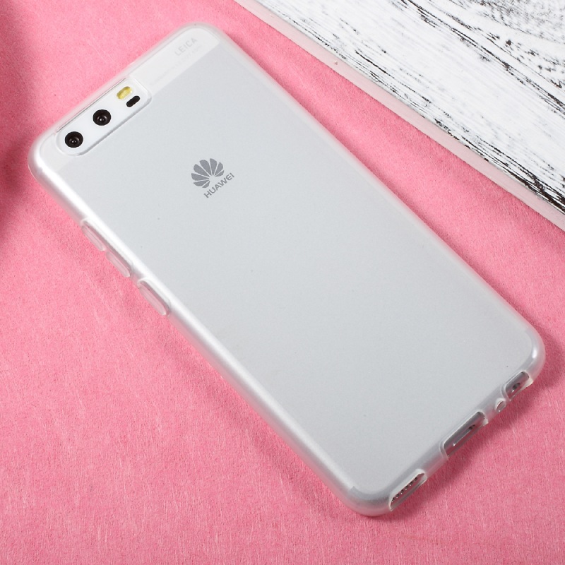 Case Huawei P10 Plus เคสฝาหลังผิวเคลือบด้านใน TPU แบบเคสใส