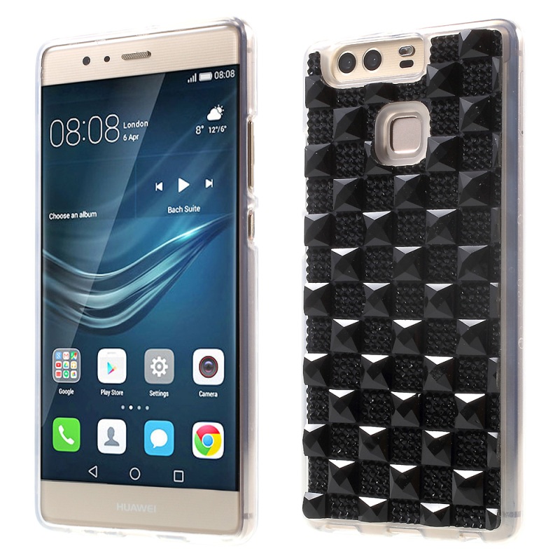 เคส Huawei P9 #เคสเพชรคริสตัลเจลแบบ TPU