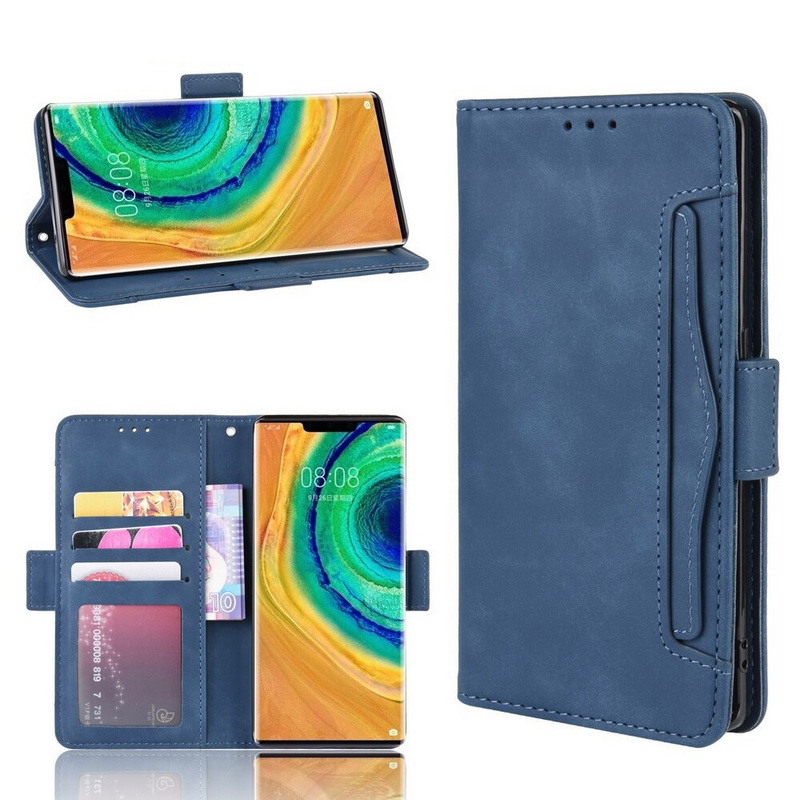 เคส Huawei Mate 30 Pro #เคสฝาพับหนัง PU มีที่เสียบการ์ดหลายช่อง Multiple Card Slots PU Leather Cover