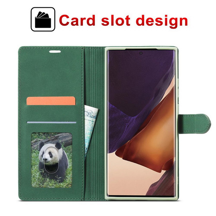 เคส Samsung Galaxy S23 5G #เคสฝาพับหนัง PU แบบกระเป๋าสตางค์ FORWENW F1 Series Card Holder Slot Wallet Stand Protection Phone Cover