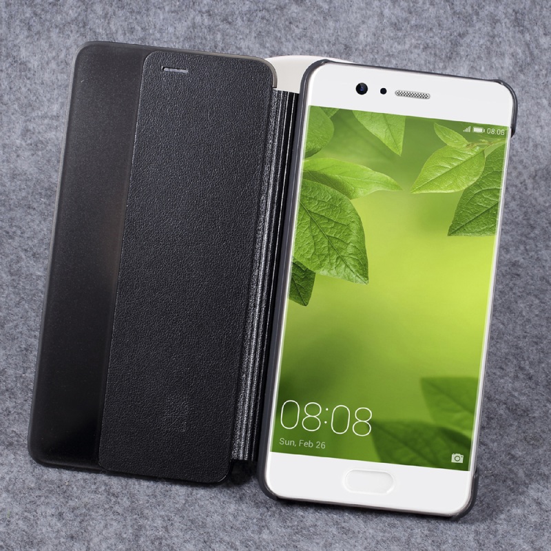 Case Huawei P10 Plus เคสฝาพับมีช่องวิว Awakening Smart Side Window Leather