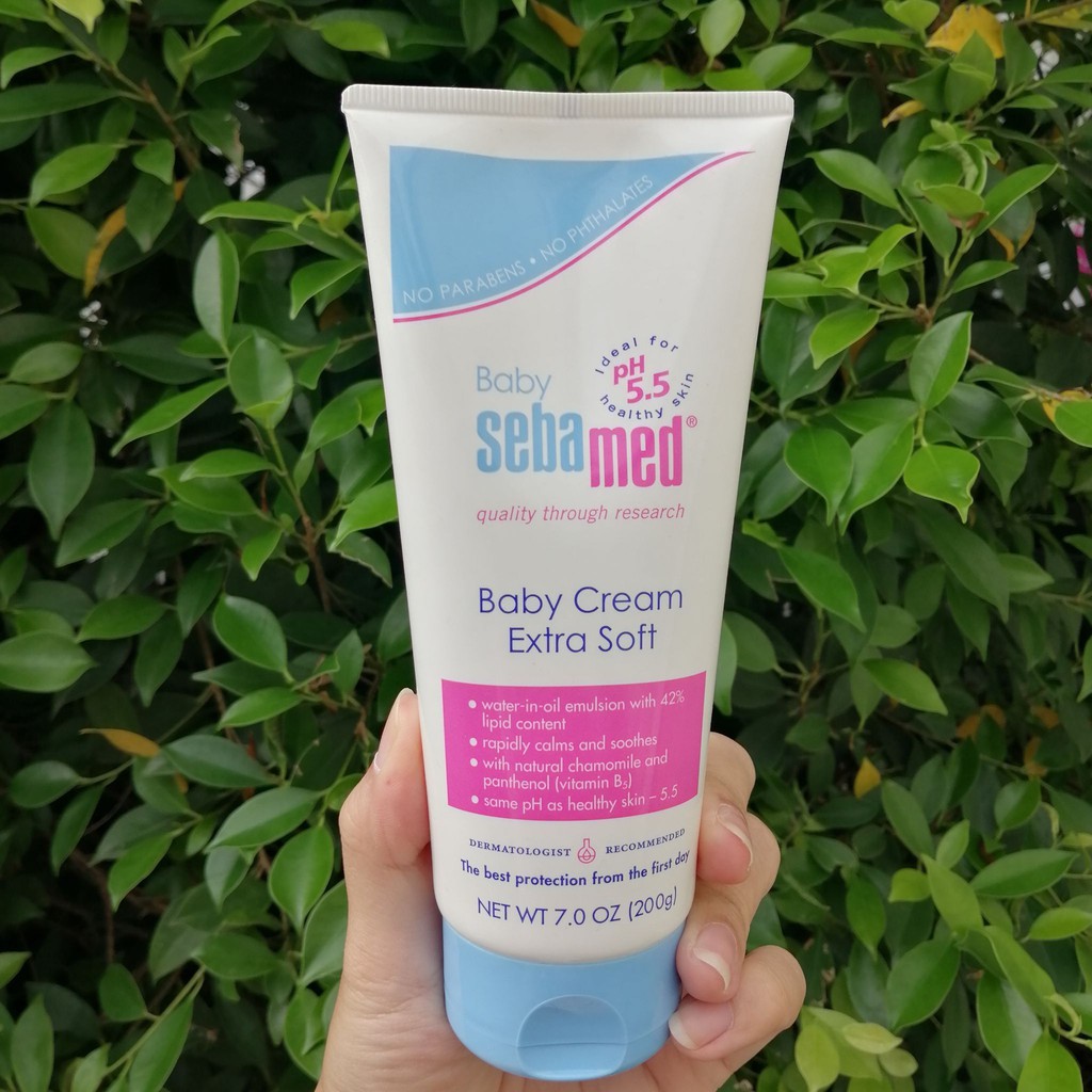 (Pre Order) Sebamed® Baby Cream Extra Soft 200g ซีบาเมด ครีมดูแลและปกป้องผิวชนิดเข้มข้น สำหรับผิวทารกที่บอบบาง pH 5.5 ผ่านการทดสอบทางผิวหนังและคลีนิค