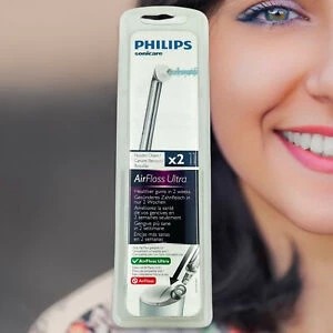Philips® Sonicare AirFloss Pro Nozzles buses x2 หัวฉีดพ่นน้ำ สำหรับเครื่องฉีดพ่นน้ำทำความสะอาดฟัน