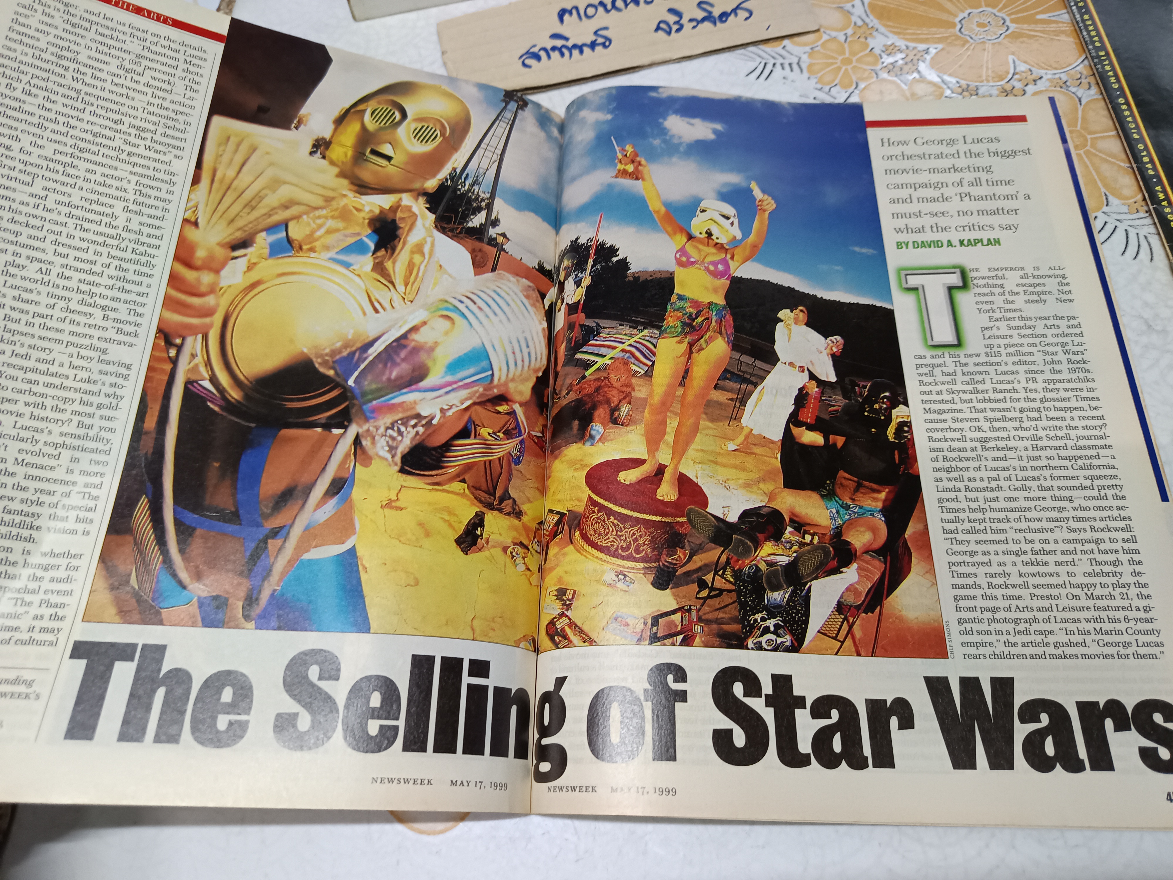 นิตยสาร Newsweek ฉบับเก่าๆ - ฉบับวันที่ 17 พฤษภาคม 1999 ภาพปก The Hyping of Star Wars **สินค้าหมด**