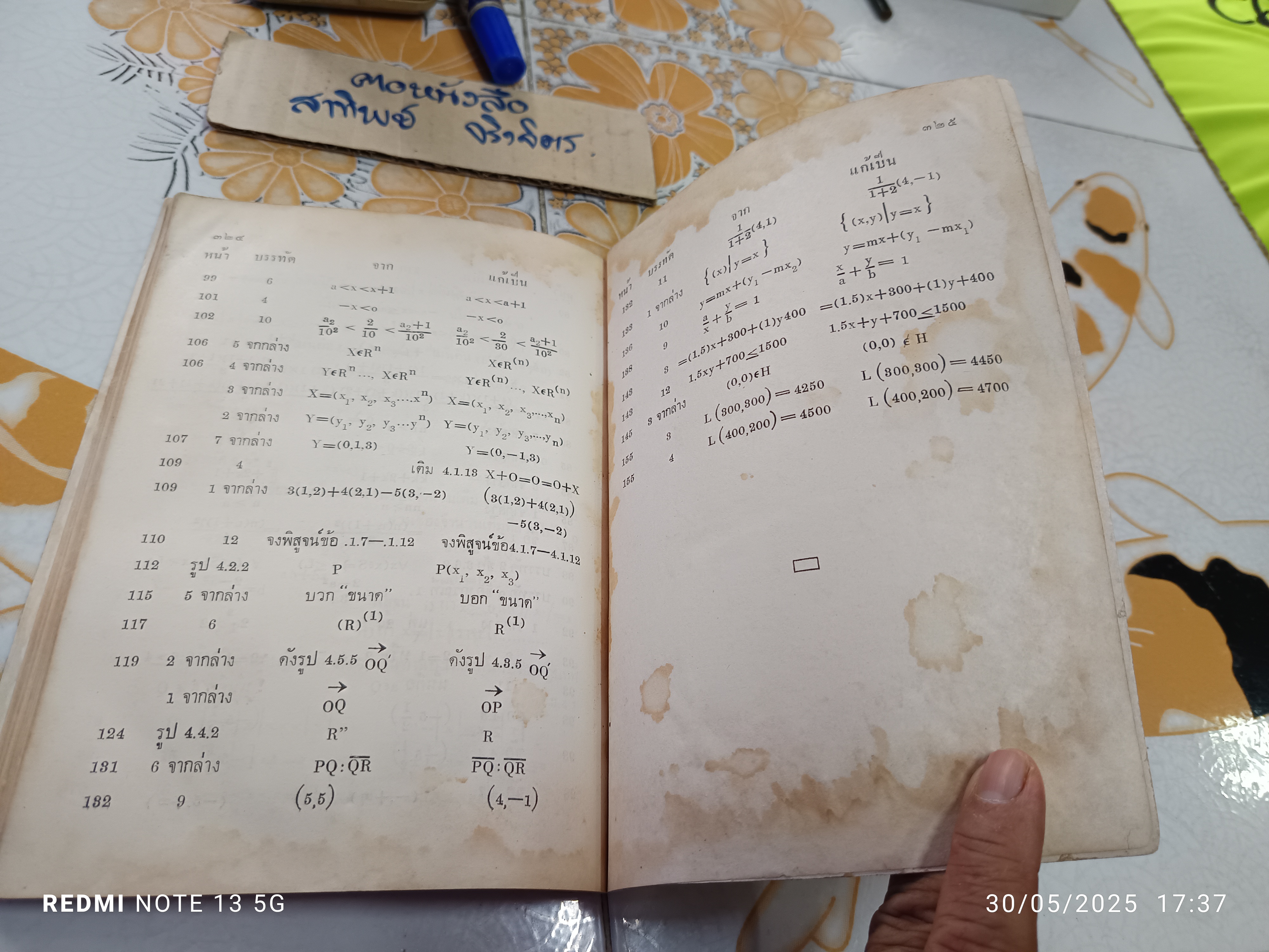 คณิตศาสตร์เบื้องต้น เล่ม 2 MA103 (1437) วิรุฬห์ บุญสมบัติ , สุนทร แสวงผล พิมพ์ปีพ.ศ 2514