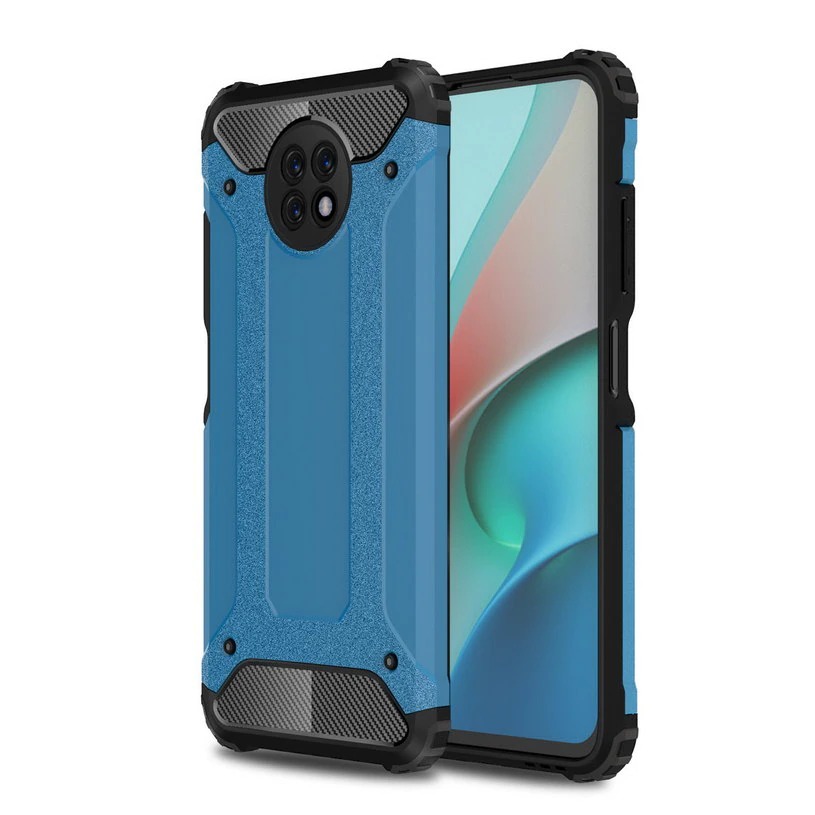เคส Redmi Note 9T 5G #เคสฝาหลังเกราะป้องกัน ไฮบริด พลาสติก+TPU Heavy Duty Rugged Hybrid
