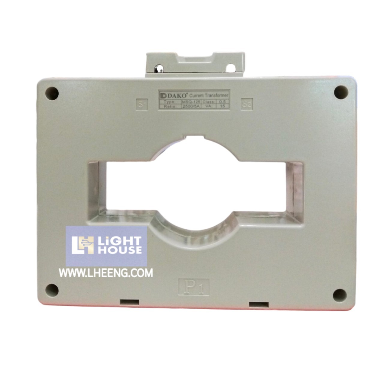 CT เคอเร้นท์ CURRENT TRANSFORMER แบบแกนคล้องสาย รุ่น MSQ-125 (2000/5A,2500/5A,3000/5A,4000/5A,5000/5A)